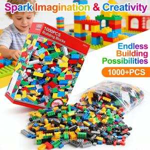 1000피스 DIY 창의력 개발 블록 세트, 어반 클래식 MOC 조립식 블록, 조립 완성품, 생일 선물, 어린이 교육용 장난감