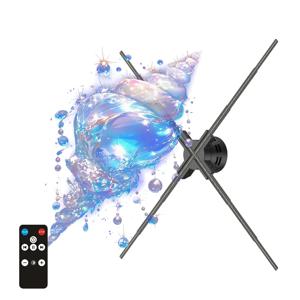 100CM OEM 무안경 입체 3D LED 홀로그램 광고 팬 실외/실내 교육용 앱 제어 시야각 178도 1600x1184