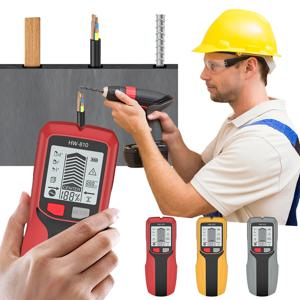6 in 1 스터드 파인더 도구 고정밀 전기 벽 스캐너 센서 AC 전선, 금속 스터드, 목재 조이스트, 파이프 탐지기
