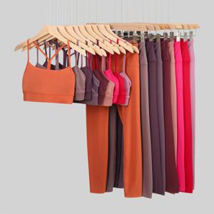 2026 신상 2피스 요가 세트 여성 스포츠웨어 짐 탑 Y자형 브라 러닝 피트니스 하이웨이스트 레깅스 스포츠 트레이닝복