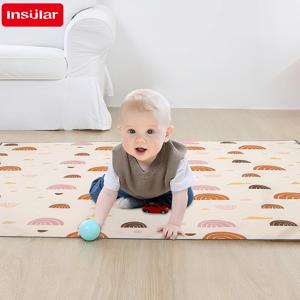 Insular Kids 접이식 교육용 매트리스 아기 놀이 매트 0-3세용 미끄럼 방지 내구성 방수 보육용 클라이밍 패드