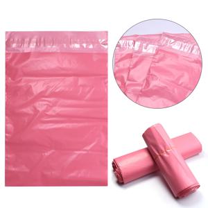 10-50pcs 핑크 자체 접착 메일러 가방 배송 우편 포장 가방 봉투 우편 가방 택배 보관 방수 파우치