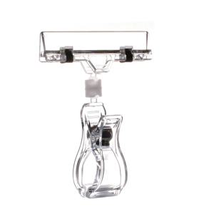 플라스틱 POP 가격표 표시판 디스플레이 홀더 스프링 클립 파이프 튜브 카드 종이 태그 간판 광고