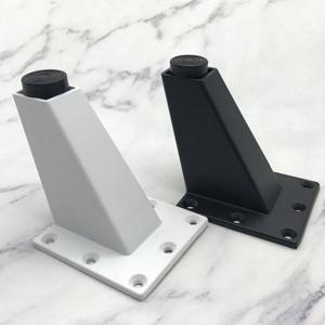 4pcs 8cm-10cm 알루미늄 합금 캐비닛 피트 조절 가능한 높이 사무용 가구 다리 소파 침대 미끄럼 방지 지원 발 피트 하드웨어