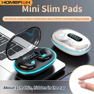 홈피쉬 X55 무선 이어버드 보이지 않는 수면 헤드폰 소음 차단 저지연 게이밍 방수 광범위 호환성