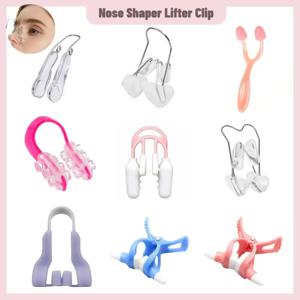 코 클립 코 셰이퍼 리프터 클립 피부 긁기 부드러운 가장자리 강화 휴대용 코 셰이퍼 코 쉐이핑 롤러 마사지 도구