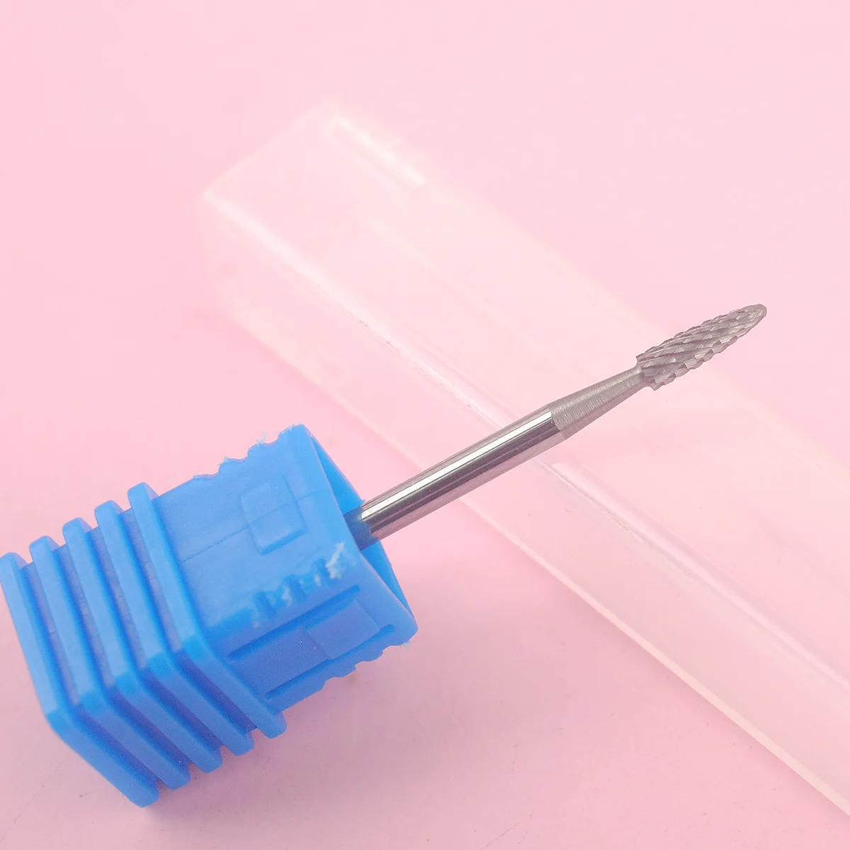 1개 큐티클 카바이드 네일 비트 3/32인치 로터리 카바이드 버 밀링 커터 매니큐어 네일 액세서리 도구