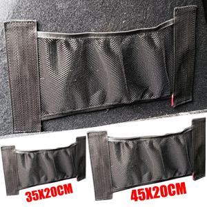 자동차 트렁크 탄성 메쉬 포켓 고정 스트랩 자동차 인테리어 주최자 소화기 보관 네트 가방 좌석 뒤로 고정 자동차 액세서리