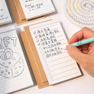 50매/1권 휴대용 필드 노트 소형 노트패드 포켓 노트 메모장 할 일 목록 정리 플래너 일상 업무용