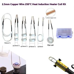 2.5mm 구리선 250 ° 녹슨 볼트 너트 제거에 강한 자기 유도 히터용 C 열 유도 히터 코일 키트