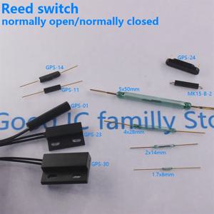 리드 스위치 플라스틱 유형 MKA14103 MKA10110 GPS-23 GPS-14B GPS-14A 2*14MM 방진 손상 자기 스위치 정상 폐쇄