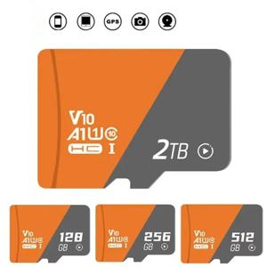 오리지널 2TB 고속 TF/SD 카드 메모리 카드 TF SD 초고속 읽기/쓰기 1TB 미니 메모리 카드 클래스 10 카메라/휴대폰용