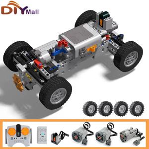 4륜구동 오프로드 RC카 섀시, 전기 구동 서스펜션 쇼크 및 8채널 앱 원격 제어 포함, 8882 8878 기술 DIY 프로젝트용