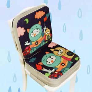 어린이 부스터 시트 쿠션 휴대용 아기 좌석 쿠션 식사 의자 패드 유아용 유아용 의자 어린이 좌석 증가 패드