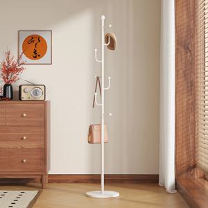 중세 스타일 코트 랙, 바닥에 세워두는, 방, 침실, 가정용, 심플한 인스타일 거실 옷걸이, 수납 코트 랙