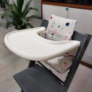 스토케 트립 트랩 유아용 식탁의자용 베이비 시트 트레이, 간식 접시 또는 장난감 트레이 겸용, 어린이 수납 랙, 진공 흡착