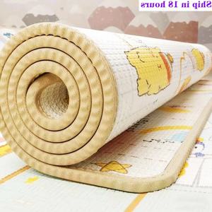 아동용 놀이매트 200x180/180x150/180x120cm 두꺼운 안전 매트, 아기 기어다니기 좋은 접이식 놀이매트, 카펫 러그 플레이매트