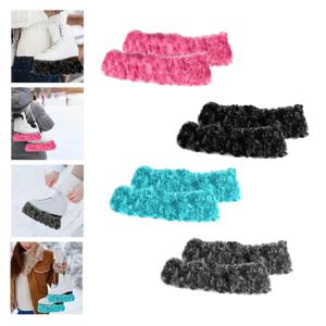 2개 세트 스케이트 블레이드 커버 스케이팅 가드 건조 커버 휴대용 보호용