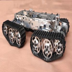 신형 로봇 탱크 섀시 충격 흡수 캐터필러 크롤러 자동차 DC 모터 장애물 극복 드리프트 카 DIY STEM 장난감 부품