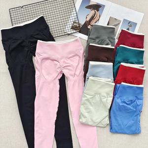 피치 버트 요가 팬츠, 여성용 하이웨이스트 힙업 피트니스 팬츠, 고탄력 속건 타이트 레깅스 (운동용)