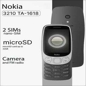 노키아 3210 DS 4G TA-1618 듀얼 SIM 2024 모델 바 키폰