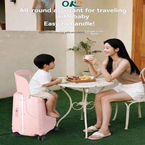 엄마의 여행가방, 어린이용 여행가방, 탈 수 있고 탑승할 수 있는, 20인치 여행가방, 순수 PC 여행용 캐리어