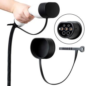 유형 2 EV 충전 커넥터 커버 충전기 차량 보호 커버 실리콘 보호 캡 방수 방진