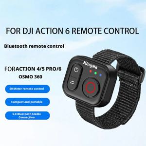 DJI ACTION 6/ ACTION 5 PRO/ACTION 4/OSMO 360 5.0 블루투스 무선 리모컨 셀카 리모컨 손목 스트랩 포함
