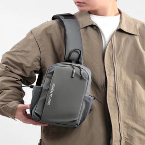 남성용 다기능 초경량 대용량 방수 옥스포드 천 크로스백 야외 사이클링 숄더/가슴 가방