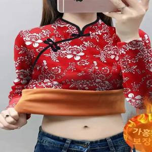 울트라 소프트 플리스 안감 두꺼운 하프 하이 칼라 여성용 베이스 셔츠 겨울 패션 신상 플러스 사이즈 배 가리개 슬리밍 큰 사이즈 브로치