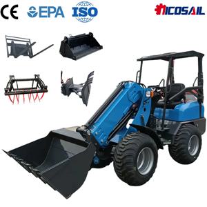 유로 5 CE 텔레스코픽 로더 미니 소형 휠 로더 컴팩트 텔레핸들러 4x4 농업 건설 현장용