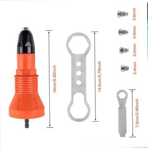 2.4mm/3.2mm/4.0mm/4.8mm 전동 리벳건 어댑터 리벳건 리베팅 머신 다용도 리베팅 도구 리벳건 전동 공구