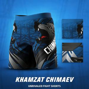 여름 Khamzat Chimaev 반바지 남성용 피트니스 트레이닝 스포츠 반바지 MMA 느슨한 통기성 빠른 건조 편안한 러닝 반바지