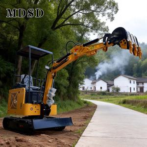 소형 굴삭기 1.5톤 크롤러 굴착기, 건설 농업용 어태치먼트 포함, 유로 5 마이크로 굴삭기 공장 직판