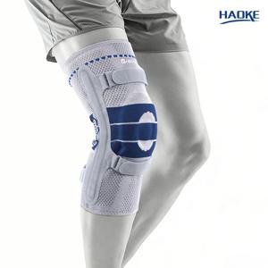 1개 압축 무릎 보호대 슬리브 탄력 무릎 패드 브레이스 스프링 헬스 스포츠 보호대 농구 하이킹 다리 보호대