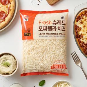 [사조공식샵] 오양 슈레드모짜렐라치즈 2.5kg*1개