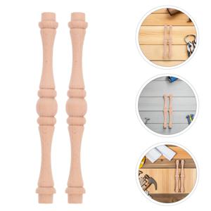 25개 나무 난간대 스피들 미완성 원목 계단 난간대 가구 스피들 캐비닛 수리 장식용