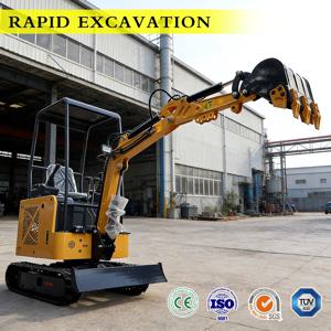 2026년 핫세일 1.5톤 미니 굴삭기 (쿠보타 엔진, CE, EPA, 유로 5, 360도 회전) °   회전식 크롤러 굴삭기 현지 창고 빠른 배송