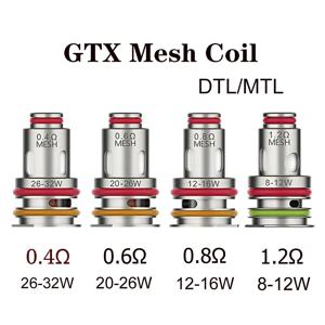 OME GTX 코일 0.15/0.4/0.6/0.8/1.2ohm 타겟 PM80 TARGET PM40 GTX ONE NANO 탱크용 메쉬 코일