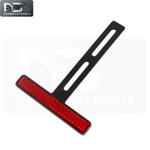 유니버설 캣츠 아이즈 오토바이 리어 리플렉터 T-홀더 타원형 리플렉터 (혼다, 할리, 야마하, KTM, 가와사키용)