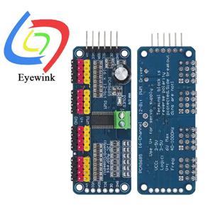 라스베리 파이용 16 채널 PWM 서보 서보 드라이브 보드 로봇 컨트롤러 IIC 인터페이스 드라이버 모듈 PCA9685