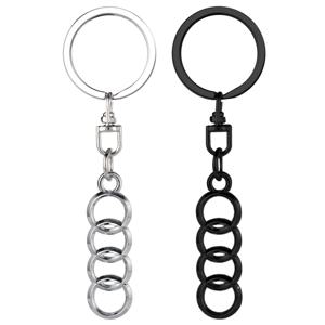 아우디 A3 8P S3 8V A4 B8 B6 B7 A6 C6 C5 C7 A5 TT R 용 패션 자동차 키링 펜던트 열쇠고리 자동차 장식 액세서리