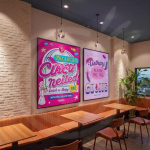 맞춤형 LED 광고 라이트 박스, 슬림 A4 LED 조명 바 포스터 메뉴 보드 벽 장식 디스플레이용 조명 간판