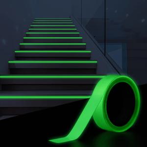 어둠 속에서 빛나는 개퍼 테이프 – 네온 형광, 발광 반사, 영화관, 무대 및 어두운 장소에 적합한 높은 가시성