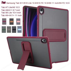 삼성 탭 S10 라이트 S9 FE 10.9 S11 11인치 스탠드 태블릿 커버 (탭 A7 S6 라이트 A9 A11 8.7 A8 A9+ A11+ 플러스 11인치용)