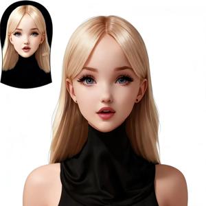 1개 인기 애니메이션 귀여운 가면 무도회 마스크 및 헤드 커버 풀 페이스 커버리지, 통기성 메쉬 및 투명, 테마 파티용