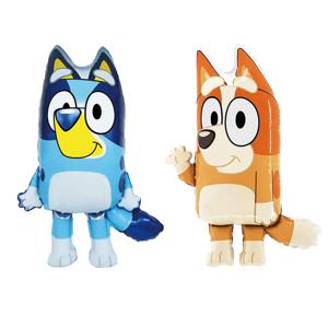 빅 블루이 풍선 어린이 파티 용품 아름다운 파란 강아지 빙고 파티 장식 강아지 호일 풍선 소년 생일 장난감 선물