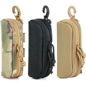 전술용 MOLLE 안경 케이스: 1000D 나일론, 충격 방지, 휴대용—사냥용 고글 박스 및 야외 선글라스 케이스로 적합