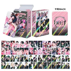 SKZ 스팟 124 레이저 카드 스트레이키즈 플래시 카드 스타 애니메이션 주변 스티커 포토 카드 양면 로모 소형 카드