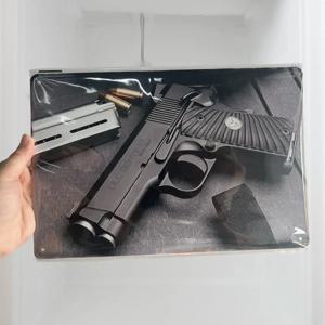 손으로 조각한 주석 담배 상자 표지판 |   빈티지 메탈 장식 (바, 펍, 스모크 라운지용)